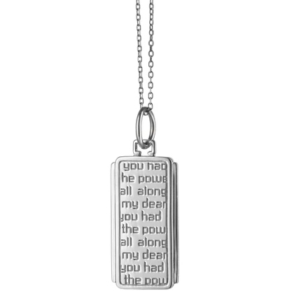 18K Dorothy Medallion Charm Pendant